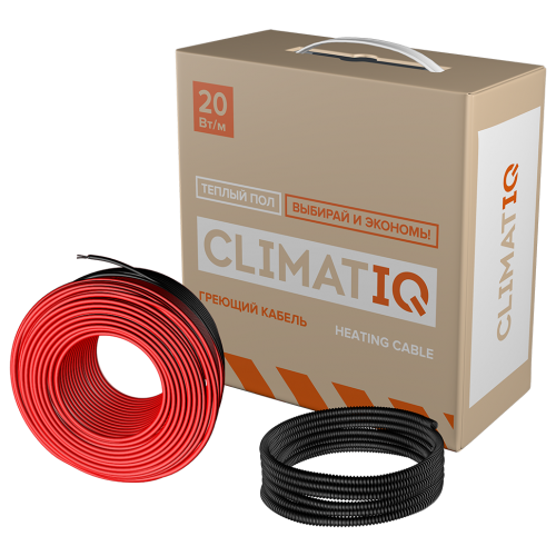 Кабель нагревательный CLIMATIQ CABLE - 100м 13,3м2 2000Вт 
