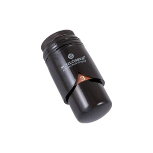 Термостатическая головка BRILLANT Ral 9005 М30х1,5 SH 600200014 Schlosser