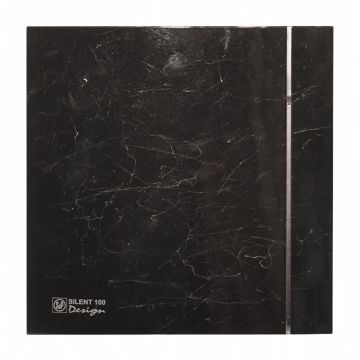 Накладной вентилятор Soler Palau SILENT-100 CZ MARBLE BLACK DESIGN 4C
