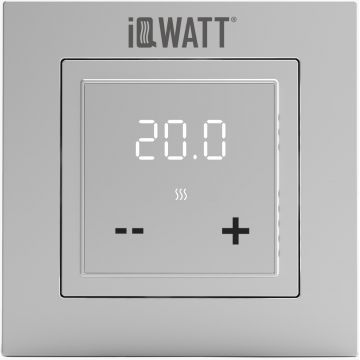 Терморегулятор IQ THERMOSTAT D серебристый металлик