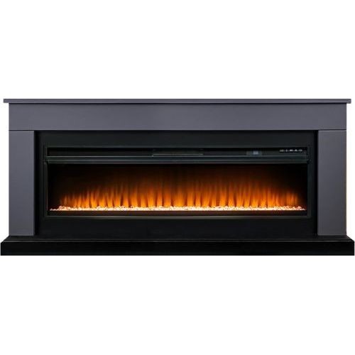 Каминокомплект Bergen 60 SFT (Разборный) - Серый графит с очагом Vision 60 LED