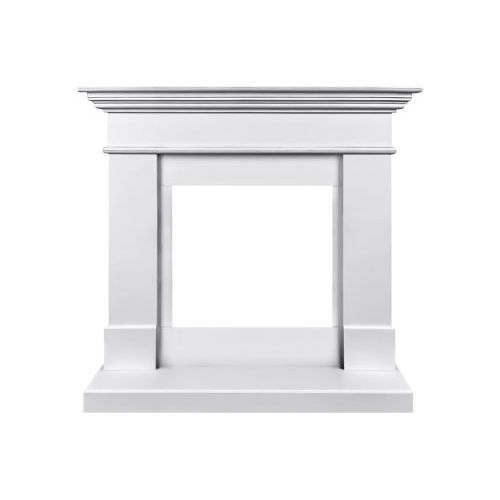 Каминокомплект California CRM (Разборный) - Белый с очагом Emerald 23