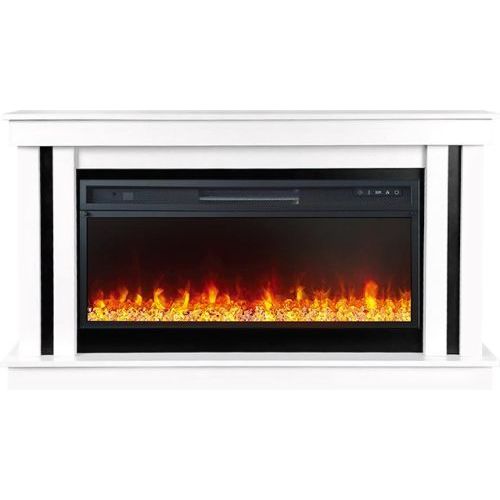 Каминокомплект Cosmo 42 (Разборный) - Белый с черным с очагом Vision 42 LED