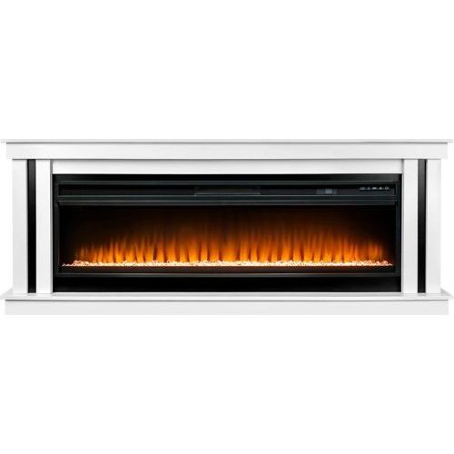 Каминокомплект Cosmo 60 (Разборный) - Белый с черным с очагом Vision 60 LED