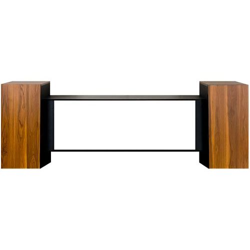 Портал Royal Flame Портал-тумба Style (Разборный) - Орех с черным