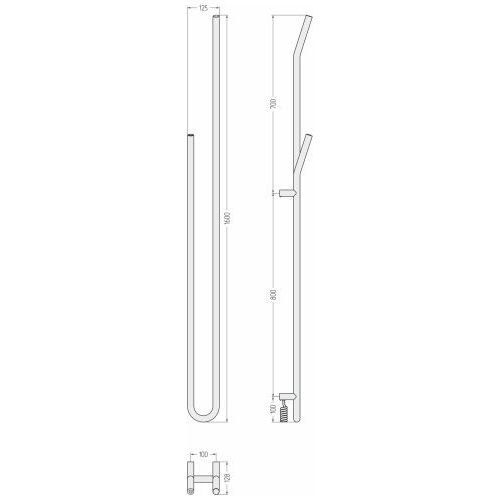 Локон 1600х125 левый