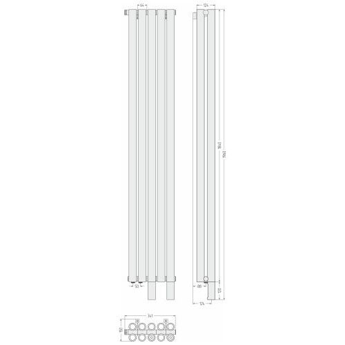 Эталон-00 EU50 1800х341 5 секций