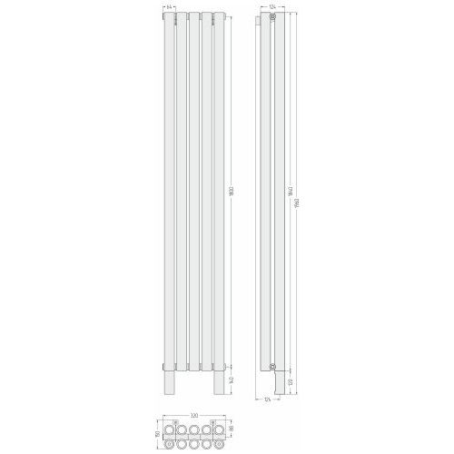 Эталон-00 1800х320 5 секций