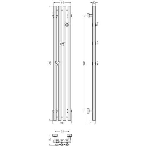 Сатерленд PRO 1200х150