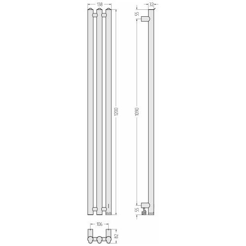 Терция 4.0 1200х106 правый