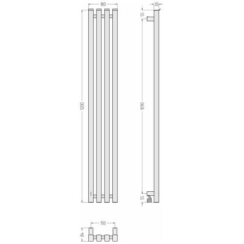 Сатерленд 4.0 1200х150 левый