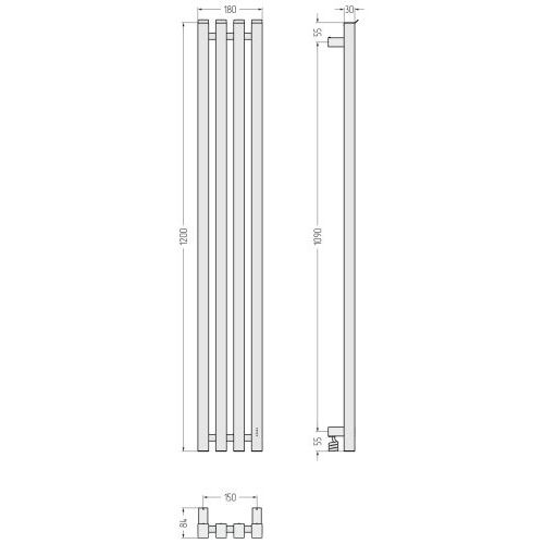 Сатерленд 4.0 1200х150 правый
