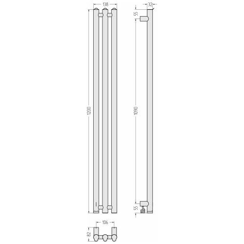 Терция 4.0 1200х106 левый