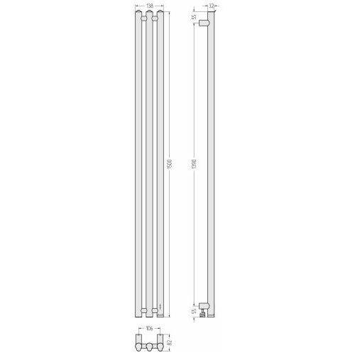 Терция 4.0 1500х106 правый
