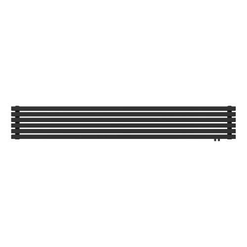 Радиатор КЗТО QUADRUM 40 Н -2000-6 R RAL1T103S9005 (черный матовый муар)