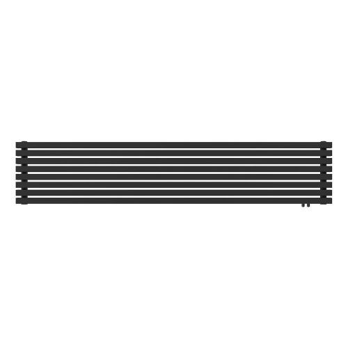 Радиатор КЗТО QUADRUM 40 Н -2000-8 R RAL1T103S9005 (черный матовый муар)