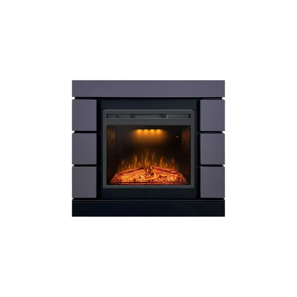 Каминокомплект Modern SFT (Разборный) - Серый графит с очагом Emerald 23