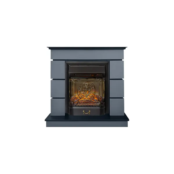 Каминокомплект Modern (Разборный) - Серый графит с очагом Majestic FX M Black RC