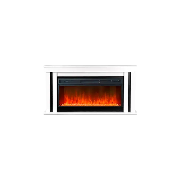 Каминокомплект Cosmo 42 (Разборный) - Белый с черным с очагом Vision 42 LED