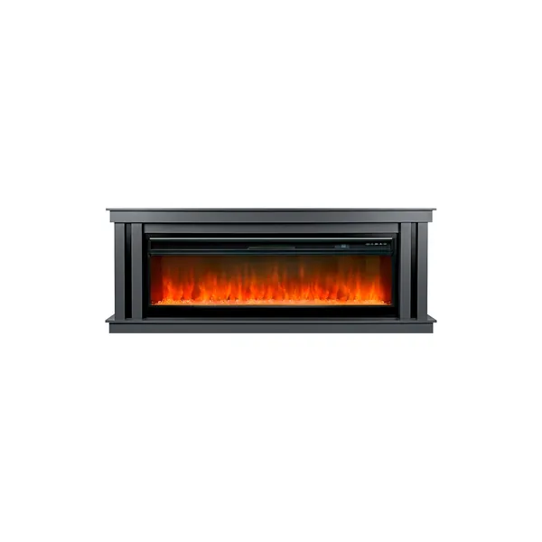 Каминокомплект Cosmo 60 (Разборный) - Серый графит с черным с очагом Vision 60 LED