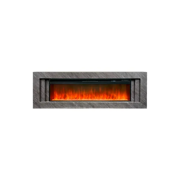 Каминокомплект Line 60 Concrete - Серый бетон с очагом Vision 60 LED