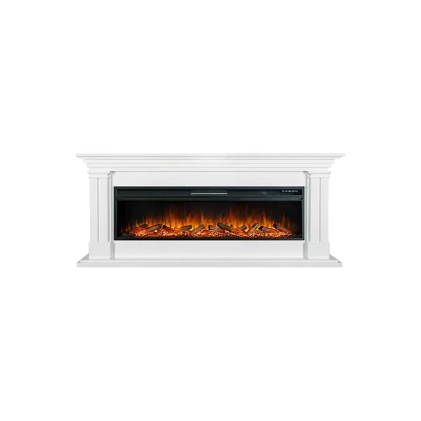 Каминокомплект Lyon 60 SFT (Разборный) - Белый с очагом Vision 60 LOG LED Каминокомплект Lyon 60 SFT (Разборный) - Белый с очагом Vision 60 LOG LED