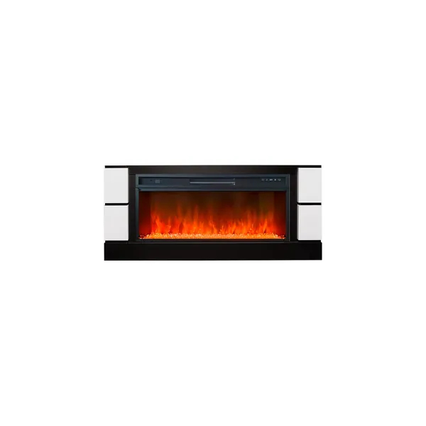 Каминокомплект Modern 42 (Разборный) - Белый с черным с очагом Vision 42 LED