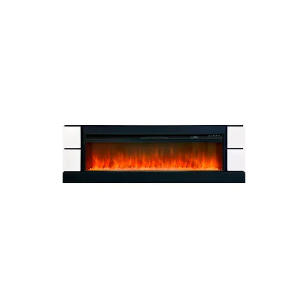 Каминокомплект Modern 60 (Разборный) - Белый с черным с очагом Vision 60 LED