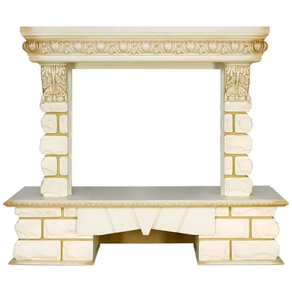 Портал Royal Flame Pierre Luxe LORD - Слоновая кость / Белый Портал Royal Flame Pierre Luxe LORD - Слоновая кость / Белый