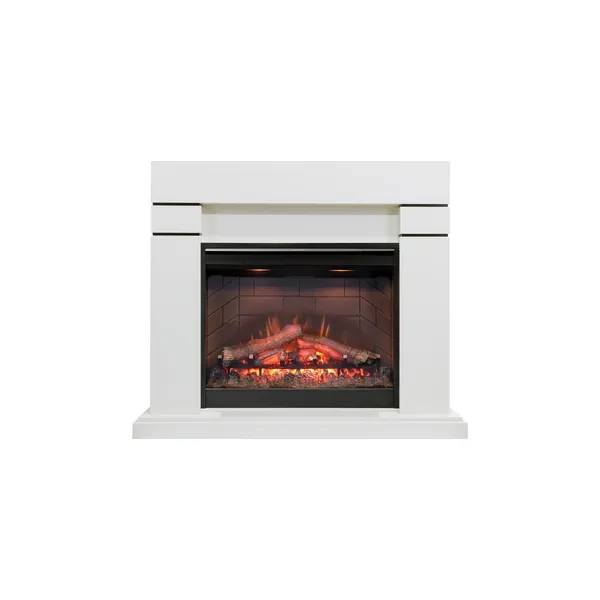 Каминокомплект Lindos - Алебастр (Высота 985мм) с очагом Symphony 26'' DF2608-INT Каминокомплект Lindos - Алебастр (Высота 985мм) с очагом Symphony 26'' DF2608-INT