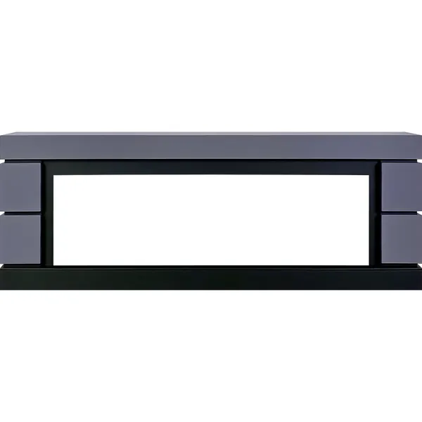 Портал Royal Flame Modern 60 (Разборный) - Серый графит с черным