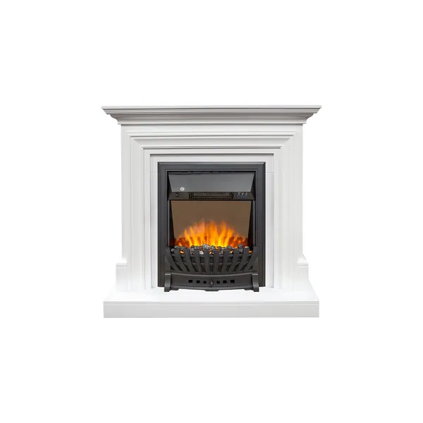 Каминокомплект Bradford - Белый с очагом Aspen Black
