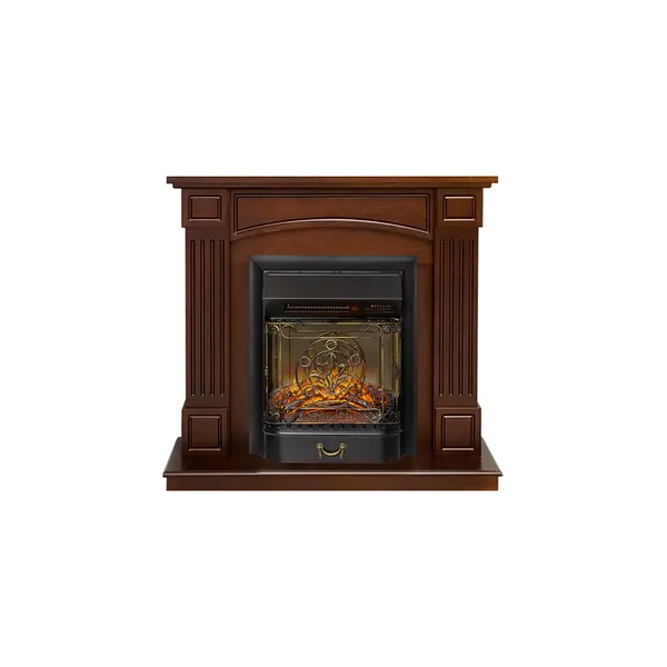 Каминокомплект Boston - Темный дуб (Высота 925см) с очагом Majestic FX M Black RC