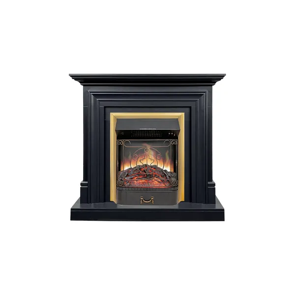 Каминокомплект Bradford - Серый графит с очагом Majestic FX Brass Каминокомплект Bradford - Серый графит с очагом Majestic FX Brass