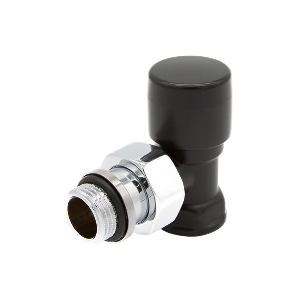 Угловой запорный клапан DR , 1/2”х1/2”, Чёрный, 0253.15WHM0AP