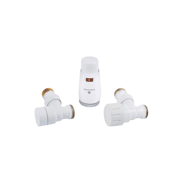 Комплект угловой Elegant Mini GZ 1/2 x M 22x1,5 Белый 603400041 Schlosser