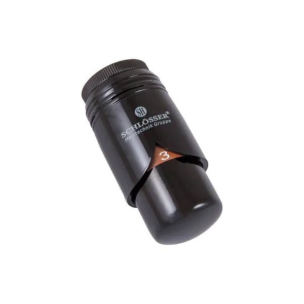 Термостатическая головка BRILLANT Ral 9005 М30х1,5 SH 600200014 Schlosser
