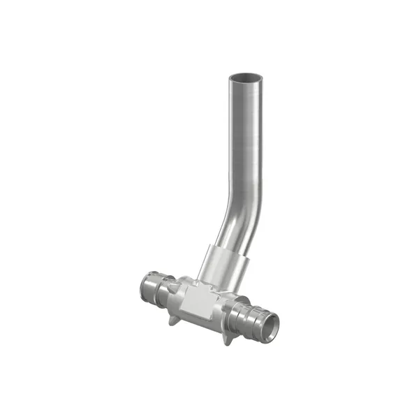 UPONOR RC Q&E ТРОЙНИК ЛАТУНЬ 20-15CU-20 (L=300ММ) '2А