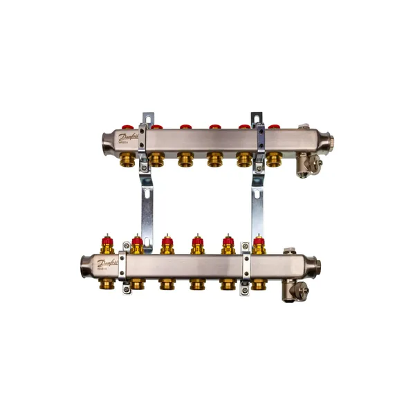 Комплект коллекторов Danfoss SSM-6 для 6 контуров