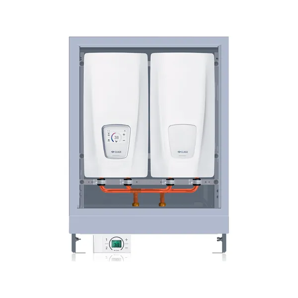 Комплект проточных водонагревателей Clage Comfort DSX Touch TWIN