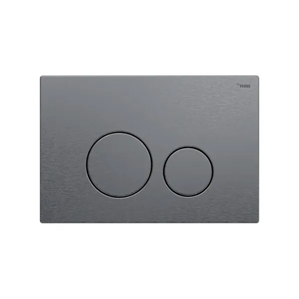 Панель смыва РЕХАУ NOVA ORB STEEL с круглыми клавишами, брашированный графитовый матовый