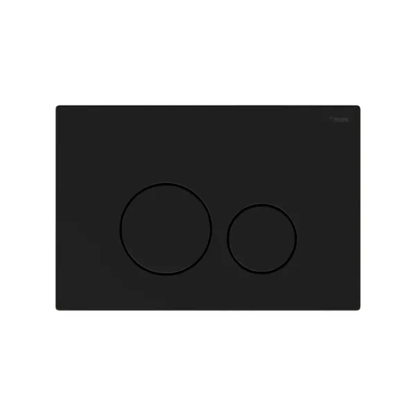 Панель смыва РЕХАУ NOVA ORB STEEL с круглыми клавишами, нержавеющая сталь, черный матовый Панель смыва РЕХАУ NOVA ORB STEEL с круглыми клавишами, нержавеющая сталь, черный матовый