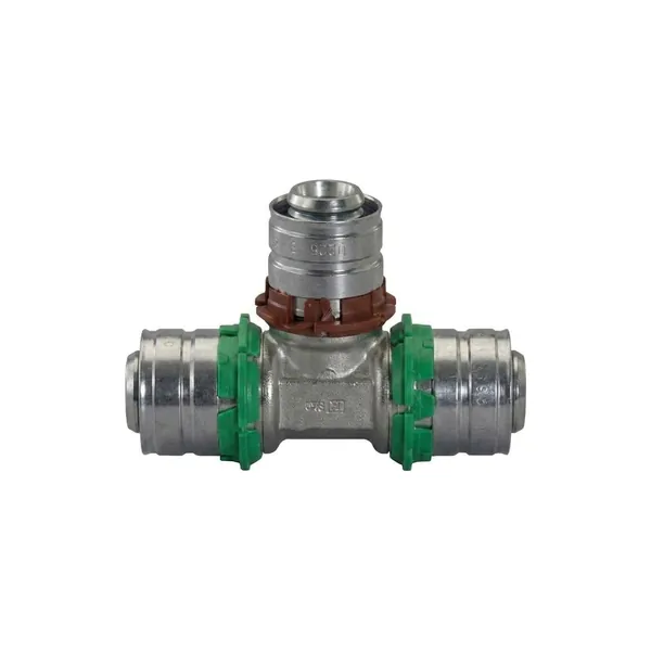 UPONOR ПРЕСС ТРОЙНИК РЕДУКЦИОННЫЙ ЛАТУНЬ 16-20-16 '10А