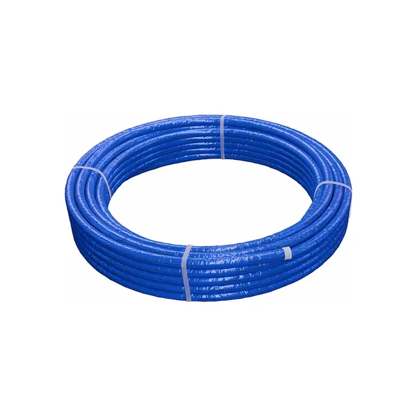USYSTEMS труба Radi Pipe PN10 20x2,8 в синей теплоизоляции 6 мм, бухта 50м '50Ф USYSTEMS труба Radi Pipe PN10 20x2,8 в синей теплоизоляции 6 мм, бухта 50м '50Ф
