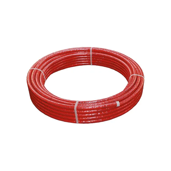 USYSTEMS труба Radi Pipe PN10 25x3,5 в теплоизоляции 13 мм красной бухта 25м '25С USYSTEMS труба Radi Pipe PN10 25x3,5 в теплоизоляции 13 мм красной бухта 25м '25С