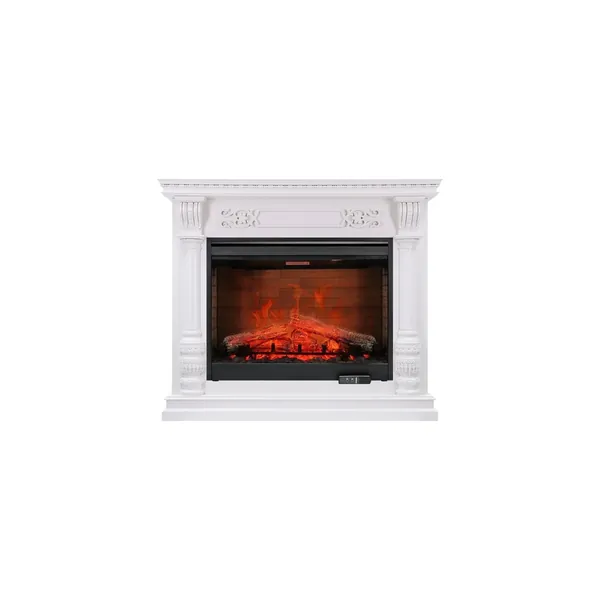 Каминокомплект Nation - Белый дуб с очагом Symphony 30'' DF3020-EU