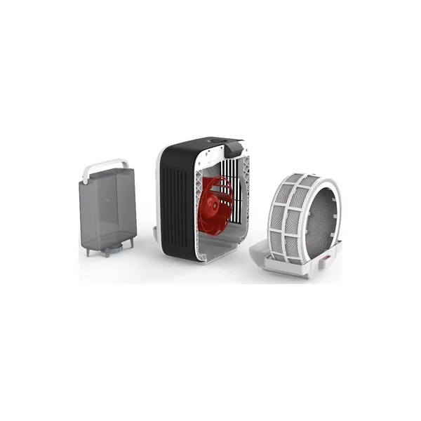 Очистительный комплекс Boneco H700 антрацит, Hepa + Уголь + ароматизация + увлажнение 1000 мл/ч. 150 м2 площадь увлажнения. Электронный гигростат, авто, детский, ночной режимы, расширенный функционал BONECO APP