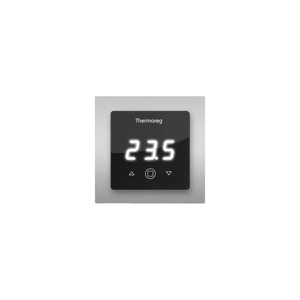 Терморегулятор Thermoreg TI-300 Black рамка Silver