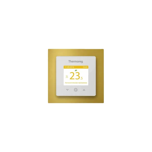 Терморегулятор Thermoreg TI-970 White рамка Gold