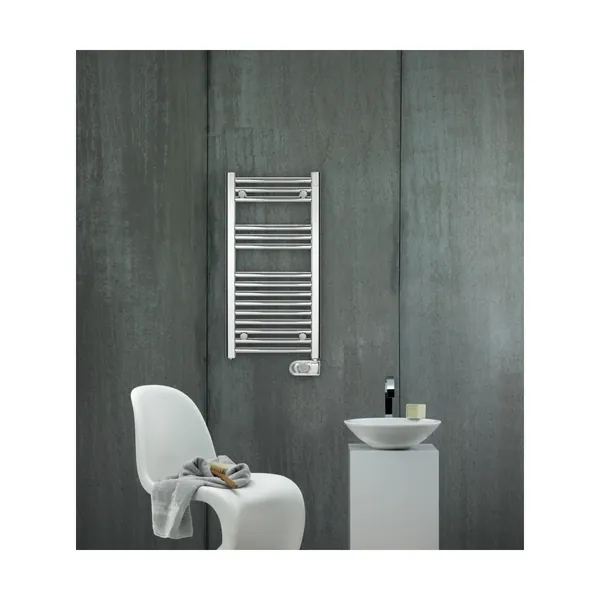 Полотенцесушитель Zehnder Aura PBEBZ-080-40/MQ черный матовый